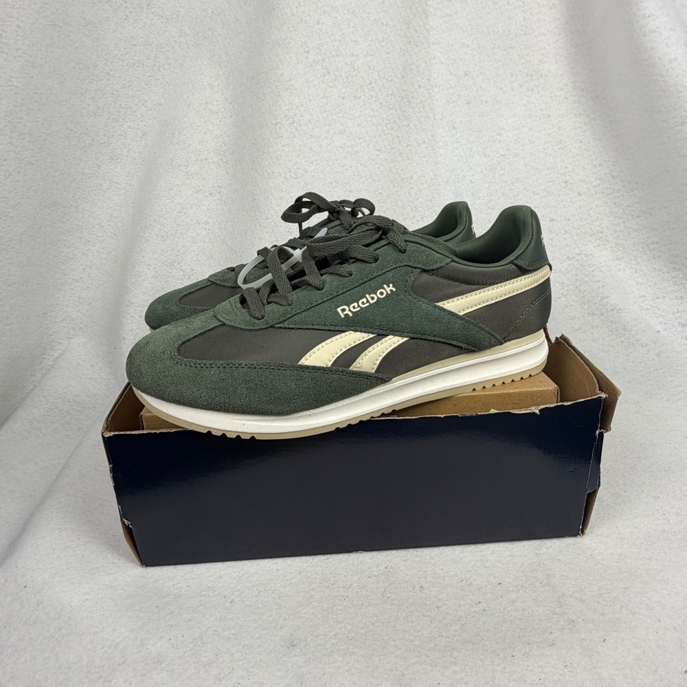 Reebok Royal Alperez Sneakers Mens US 10.5 UK 9.5 Suede Nylon Low Top Green